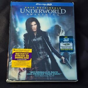Underworld Awakening Blu-ray 3D 2012 Kate Beckinsale Sony Pictures Slipcover